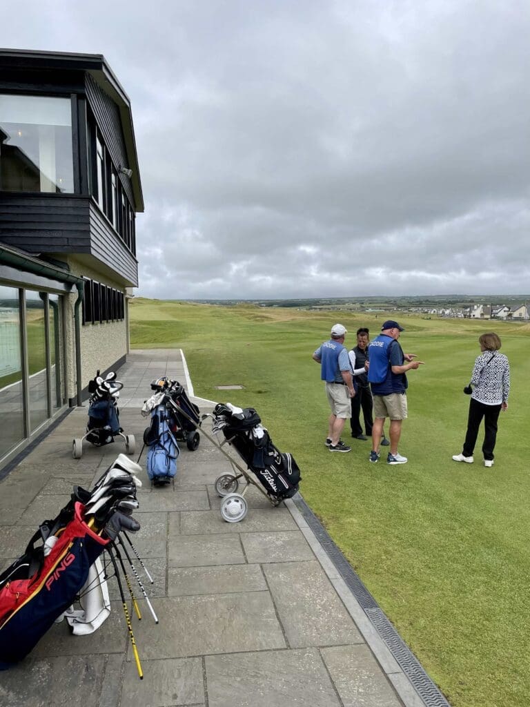 First tee Lahinch Old Course